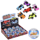 Building Block Pull Back Race Car Kids Toys - Assorted